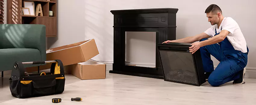 Old Rusted Metal Fireplace Repair And Replacement in Rockledge, FL